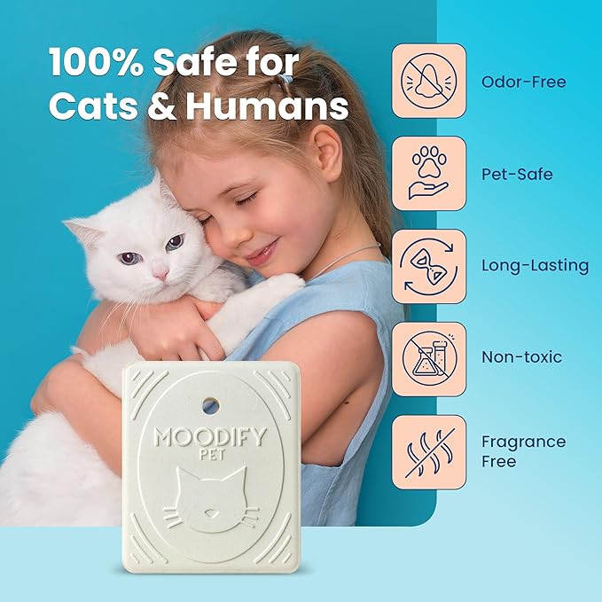 MoodifyPet Cat Litter Odor Pet Odor Eliminator For Home, 12-Pack – Hangable Odor Absorber with Patented Advanced Neutralisation Tech – Cat Scent Eliminator, Lasts Up To 30 Days, Safe for Pets & Kids