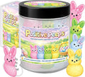Positive Peeps Jar - 60 Affirmation Cards for Easter Decorations, Easter Gifts For Kids, Women, Teens, Toddlers, Spring Home Decor, Easter Basket Stuffers For Toddler, Kids, Teens