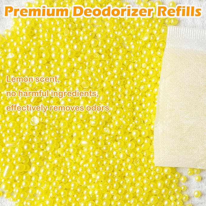 6 Pack Odor Absorber Carbon Filter Refills for Munchkin Step Diaper Pail, Odor Eliminator for Arm & Hammer Puck Baking Soda Cartridge