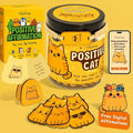 Stofinity 60 Positive Cat Affirmation Cards - Funny Cat Gifts For Women Birthday, Christmas Gifts For People Who Love Cats, Anxiety & Stress Relief Gift For Desk Decor