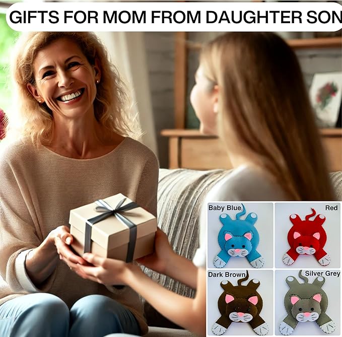 Funny Coasters Gift Set – Cool Themed Gifts for Women, Desk Decor for Mom or Coffee Lovers, Holiday Surprise for Animal Fans, Unique Drink Mats, Cute Coaster Idea for Pet Lovers, Valentine Gifts