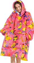 Narecte Cozy Oversized Blanket Hoodie Wearable Blanket Adults Soft Hooded Blanket Hoodie Birthday Gifts for Women Christmas