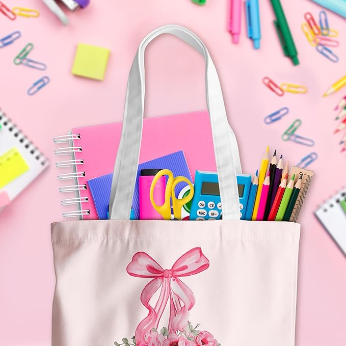 Grace Yonks Cute Canvas Tote Bag – Aesthetic Large Reusable Bag