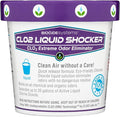 Biocide Systems Liquid Shocker Strong Odor Eliminator, Eco-Friendly Chlorine Dioxide Liquid Solution for Cleaning & Deodorizing Countertops, Floors and Walls, Makes Up to 20 gal. Pet & People Safe