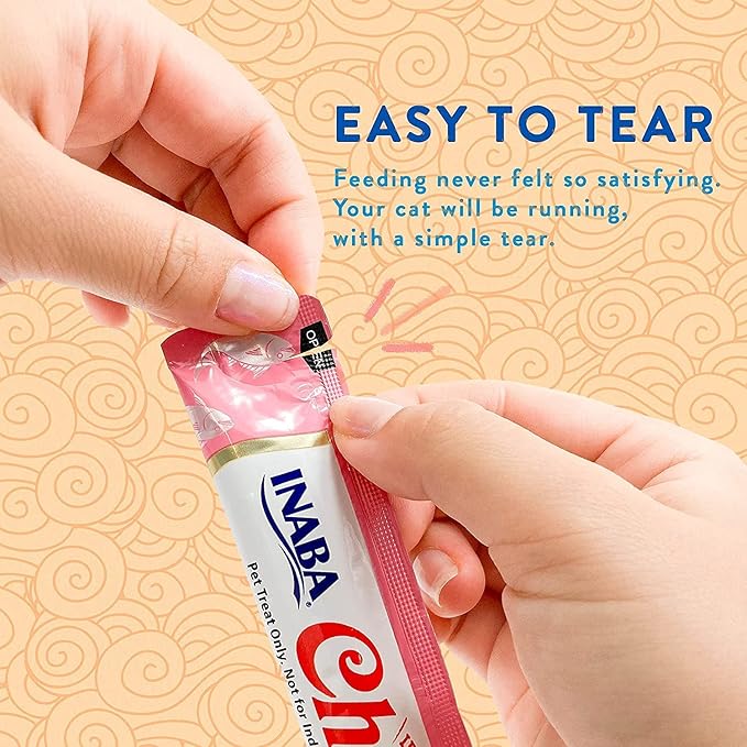 Churu Lickable Creamy Purée Cat Treats 3 Flavor Tuna and Chicken Variety Pack, 4 Count Pack of 18 (72 Tubes Total)