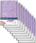 PetSafe ScoopFree Disposable Crystal Cat Litter Tray - Easy Cleaning Box - Refill Tray for Automatic Litter Box - Lavender Scent - 4.3 lb Bags - 9 Pack