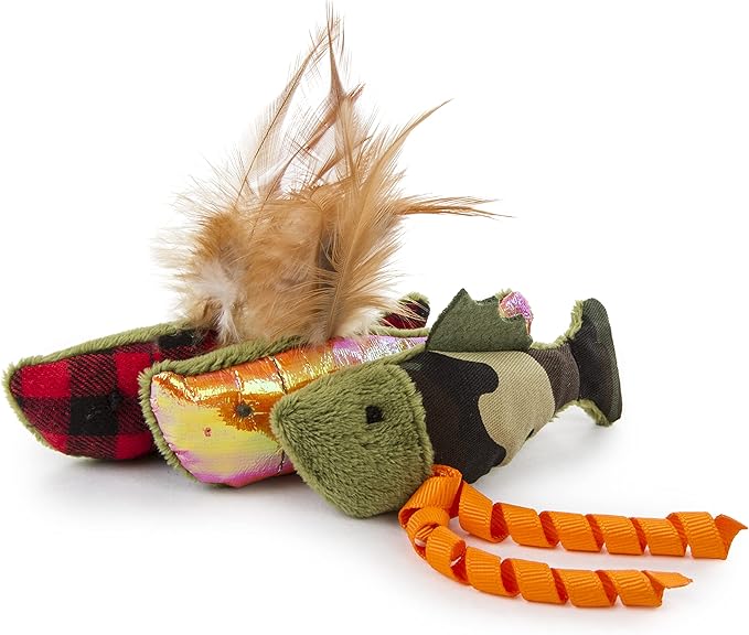 SmartyKat (3 Count) Fish Friends Crinkle Catnip Cat Toys - Multi Color, 3 Count