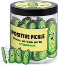 DEARMINE 60 Positive Pickle Cards Jar, Graduation Gifts, Mothers Day Birthday Gifts for Mom, Women, Coworkers, Adults, Teachers, Friends, Teen Boys, Teen Girl Gifts Trendy Stuff