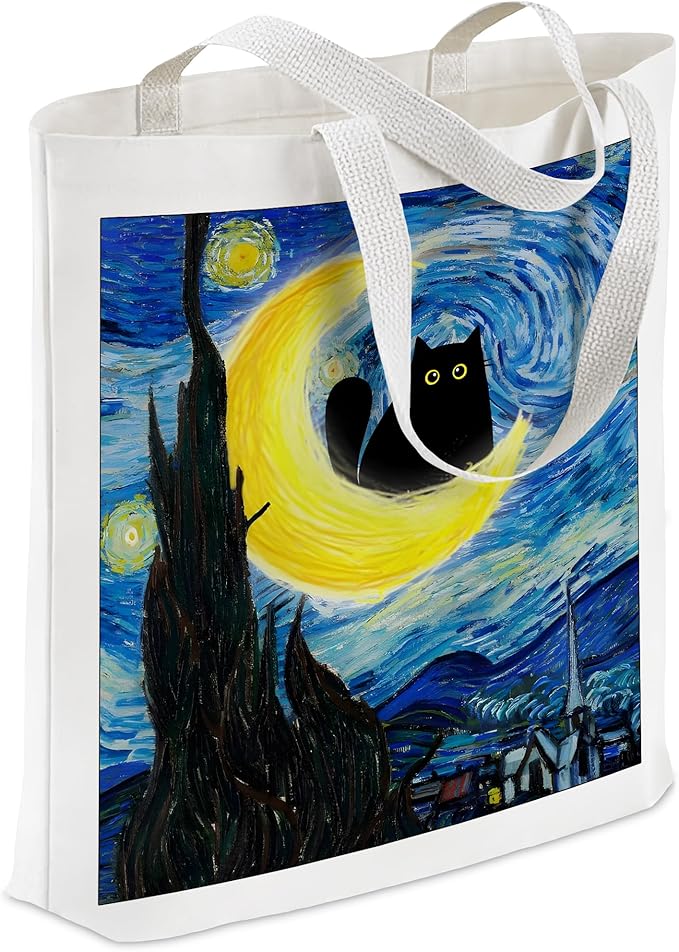 Gifts for Women, Canvas Tote Shopping Reusable Grocery Gift Bags