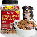 Just Try 8.82 oz Freeze-Dried Beef Liver for Dogs – Single Ingredient Dog Treats, High Protein, Grain-Free, Rich in Iron & Vitamin A,Healthy Training Treats