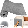 Cat Scratch Couch Furniture Protector, Adhesive Cat Scratch Pad Deterrent for Furniture, DIY Climbing Cat Scratcher Couch Protector from Cat Claws Scratching for Indoor (Grey, 39.3x15.8Inch)