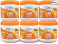 Bright Air 14 oz. Super Odor Eliminator, For Medium-Size Spaces, Mandarin Orange and Fresh Lemon Scent, Case of 6, Air Freshener, Natural Essential Oils, Lasts Up to 90 Days Each