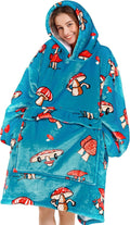 Narecte Cozy Oversized Blanket Hoodie Wearable Blanket Adults Soft Hooded Blanket Hoodie Birthday Gifts for Women Christmas