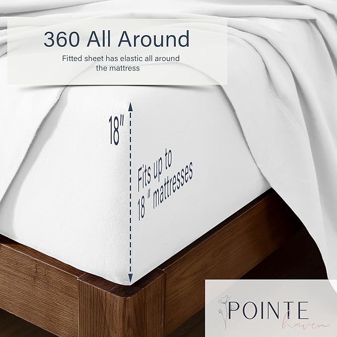 Pointehaven 180 GSM Velvet Feel Luxury 100% Cotton Printed Flannel Sheet Set, Full, Leopard - Warm & Cozy - Pre-Shrunk -Deep Pockets - Elastic All Around-Comfy Double Brushed -