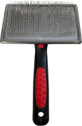 Ryan's Pet Supplies Paw Brothers Soft Flat Slicker Brush with Coated Pin Tips, Large/X-Large for Professional Groomers