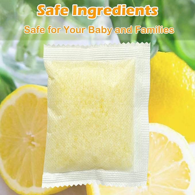 6 Pack Odor Absorber Carbon Filter Refills for Munchkin Step Diaper Pail, Odor Eliminator for Arm & Hammer Puck Baking Soda Cartridge