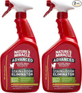 Nature's Miracle Advanced Stain & Odor Eliminator,32 Ounces,Sunny Lemon Scent,Severe Mess Enzymatic Formula For Tough Pet Messes,(Pack of 2)