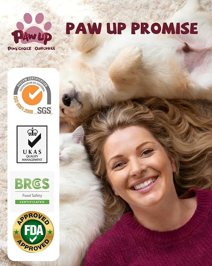 PAWUP Freeze Dried Duck Dog Treats & Food Topper, Limited Ingredient for Sensitive Stomach & Skin, High Protein Grain Free for Picky Eaters, Bulk Value Size 14 oz