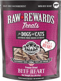 Northwest Naturals Raw Rewards Freeze-Dried Beef Heart Treats for Dogs and Cats - Bite Sized Pieces - Grain Free - 1 Ingredient - Healthy - Human Grade - All Natural - USA Made - 3 Oz