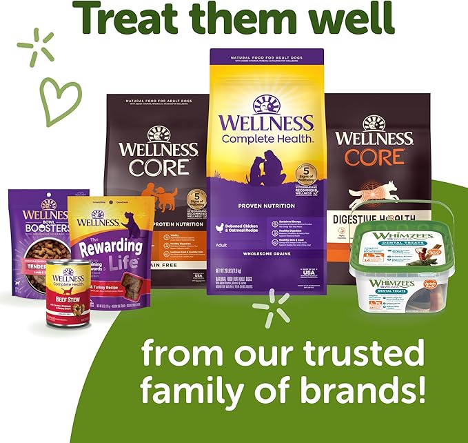 Wellness WHIMZEES Cat Dental Treats, Freshens Breath, Chicken Flavor, 2 oz Bag