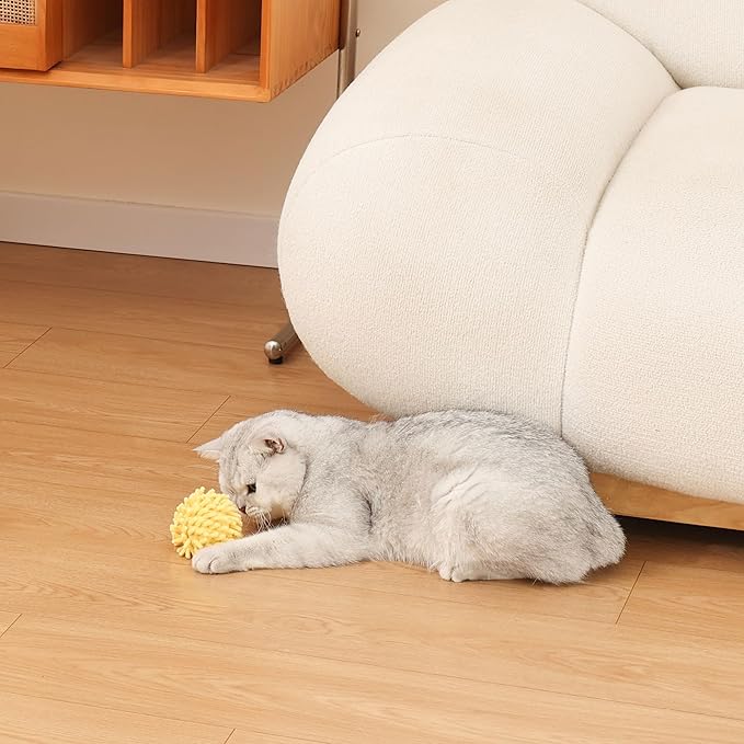 Interactive Cat Toys for Bored Indoor Adult Cats,Cat Toys & Kitten Toys for Indoor Cats,Fast Rolling Moving Ball in Play Mat,Hide and Seek Game for Exercise