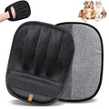 Electrostatic Pet Hair Remover Gloves, 2-Pack Reusable Washable 5-Finger Grooming Mitts for Dog & Cat Fur, Lint Remover for Couch, Furniture, Carpet, Clothes, Car Seats