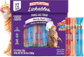 Beefeaters wet cat treats lickable 72 Count Puree Variety Pack - Salmon Tuna Chicken for Hydration & Training, Grain Free Taurine Enriched High Moisture, lickable cat treats squeeze up for Picky Eater