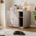 IDEALHOUSE Cat Litter Enclosure for Placing Self-Cleaning Litter Box,Power Outlet and Dog-Proof Shelf, Litter Box Cabinet,Litter Enclosure for Automatic Litter Box