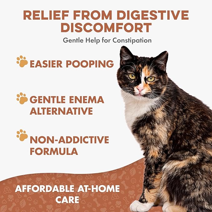 Cat Laxative Constipation Relief for Cats, Natural Stool Softener Support, Odorless Pills for Cat Constipation Relief, Promotes Regular Bowel Movement & Digestive Comfort, Easy Dosing (400 Pills)