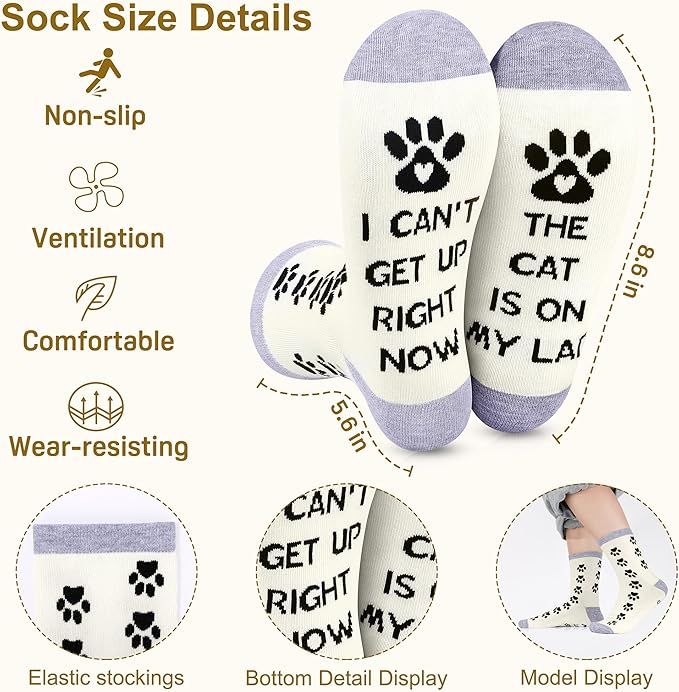 Black Cat Lover Themed Gifts for Women, Gifts for Cat Lovers Women Set of 7