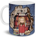 Personalized Book Lover Gifts - Book Lovers Gift For Bookworm, Readers, Librarians, Bookish - Books Are The Mirrors Of The Soul Mug - Bookish Gift For Friends, Women, Her