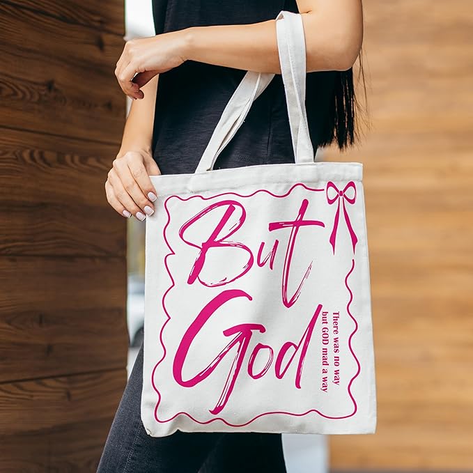 Grace Yonks Cute Canvas Tote Bag – Aesthetic Large Reusable Bag