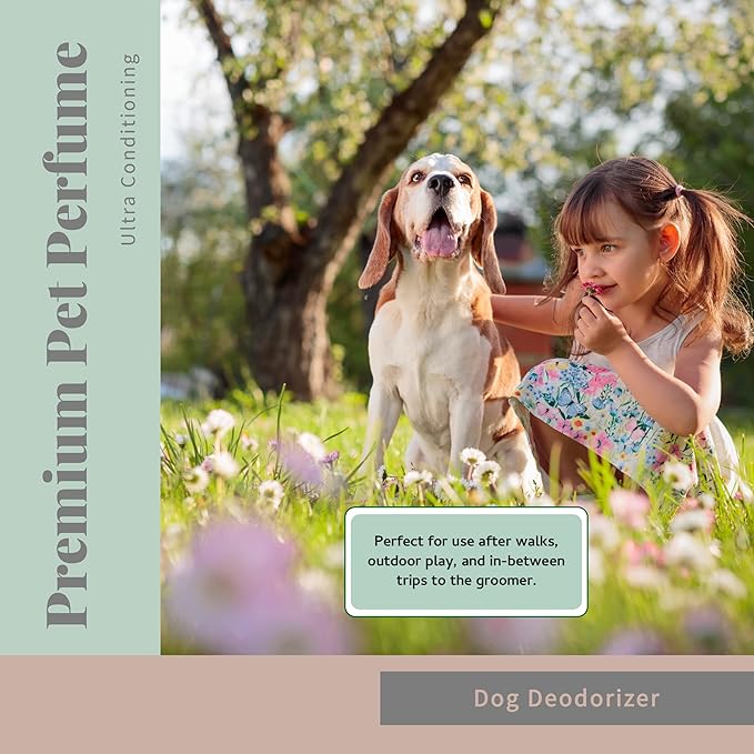 Begley's Pet Cologne and Deodorizer - Premium Essential Oil Dog Perfume Spray Long Lasting and Pet Odor Eliminator - Cat Perfume and Dog Cologne Spray - Lavender - 8 oz