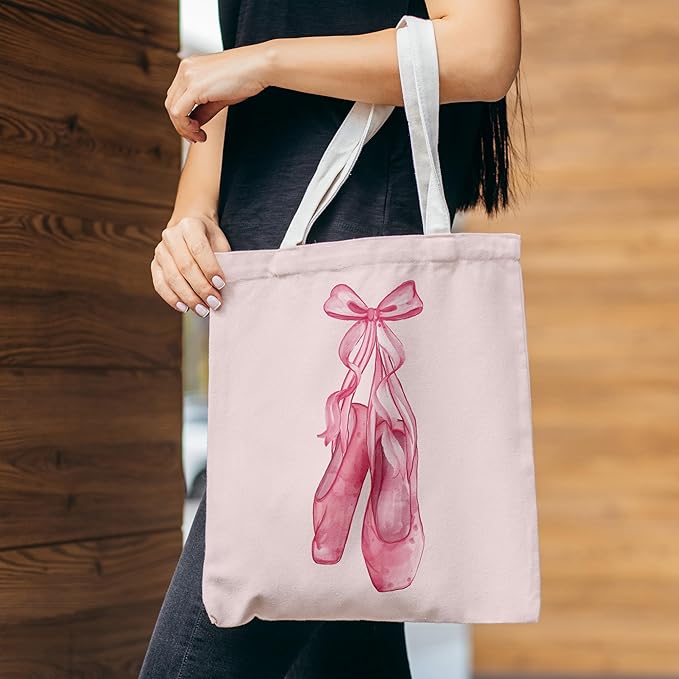 Grace Yonks Cute Canvas Tote Bag – Aesthetic Large Reusable Bag