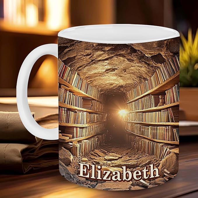 Personalized Book Lover Gifts - Book Lovers Gift For Bookworm, Readers, Librarians, Bookish - Books Are Portable Magic Mug Custom Avatar - Bookish Gift For Friends, Women, Her