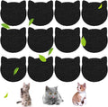 12-Pack Universal Cat Litter Box Carbon Filters – Stick-On Activated Charcoal Odor Absorbing Pads, Compatible with Most Litter Boxes and Pans