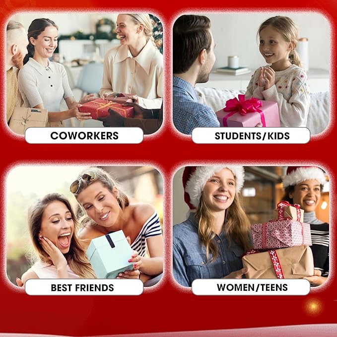 Positive Reindeer Jar, 60 Affirmation Cards for Women, Men, Teens & Coworkers, Christmas White Elephant Gifts for Teens, Women - Men, Mom, Teacher, Sisters, Friends, Teen Girl Gifts Trendy Stuff
