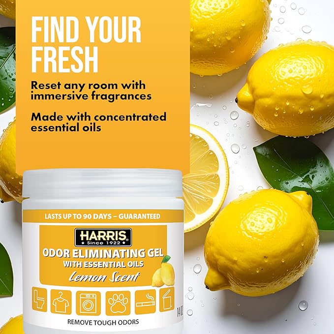Harris Odor Eliminating Gel- Lemon
