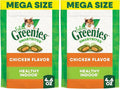Greenies Feline Smartbites,Cat Treats Healthy Recipe,Indoor Cat Treats,Chicken Flavor,4.6 oz,(Pack of 2)