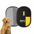 JOORY Upgraded Pet Hair Removal Glove with Static Technology, 8.5-Inch Wide Coverage, Dual Directional Brushes, Washable Black Grooming Mitt for Dogs and Cats.