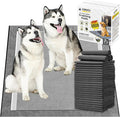 CROCI 36"x36" 3XL Activated Carbon Pee Pads for Dogs, Odor-Control Charcoal Dog Pads Absorbs Up to 11 Cups of Liquid, 6-Layer Thicker Leak-Proof & Quick Dry Dog Training Pads, Disposable (25 Counts)