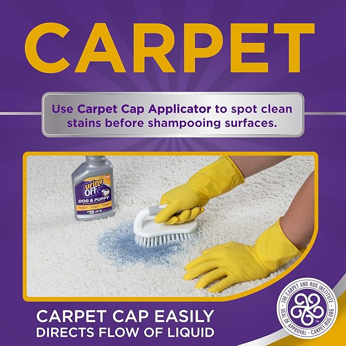 urineOFF Puppy & Dog Pet Stain Remover | Freshly Scented Carpet Cleaner | Bio Enzymatic Stain & Urine Odor Eliminator | Pet Safe Cleaner | 32 oz.
