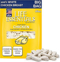 Life Essentials by Cat-Man-Doo Freeze Dried Chicken Dog & Cat Treats, Healthy Single Ingredient Training Treats for Dogs, Puppies & Cats, Made with Real Chicken – 16 oz