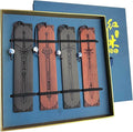 ZQZYMXQ 4Pcs Sword Bookmark, Cool Bookmarks for Men, Gifts for Book Lovers Men (Sword Set)