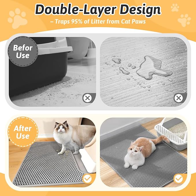 Automatic Self Cleaning Litter Box Mat