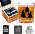 Bigfoot Whiskey Glass - Funny Bigfoot Gifts for Men, Funny Christmas Bourbon Gifts for Men Adults, White Elephant Gag Gift for Man, Big Foot Whiskey Glasses for Man, Christmas Alcohol Gift Ideas