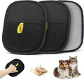 2 Pack Pet Hair Removal Glove for Cats & Dogs, Electrostatic Pet Hair Remover Gloves for Cats Hair, Reusable Magic Brush Pet Hair Remover Tool for Couch, Pet Bed, Clothes