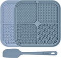 2 Pack Lick Mat for Dogs,Cats,Upgraded 8.5×8.5 inches Licking Mats with Suction Cups,Slow Feeder Licking Pad for Anxiety Relief and Boredom Reducer,Suitable for Dog Training Set 9
