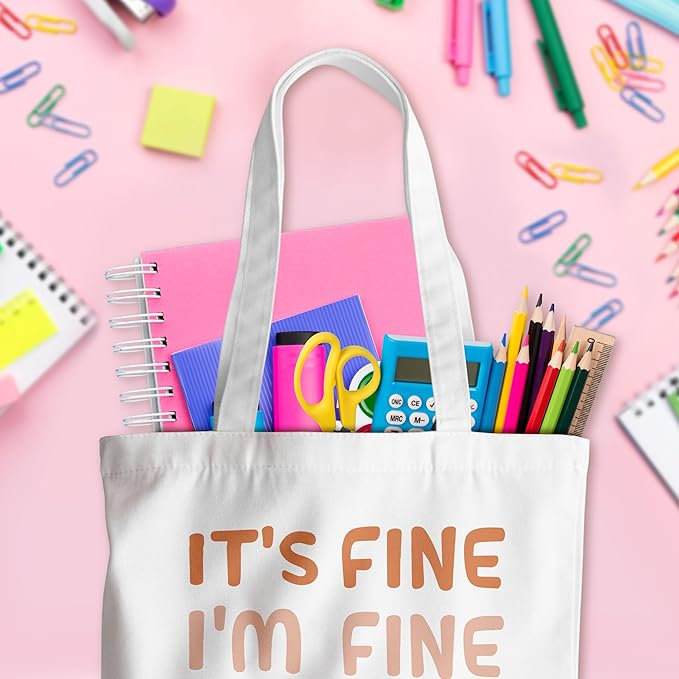 Grace Yonks Cute Canvas Tote Bag – Aesthetic Large Reusable Bag