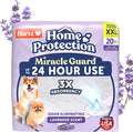 Hartz Miracle Guard Dog and Puppy Dog Pads Max Absorbency 24 Hour Use Odor Eliminating Lavender Scented No Leaks, 2XL Size 20 Count